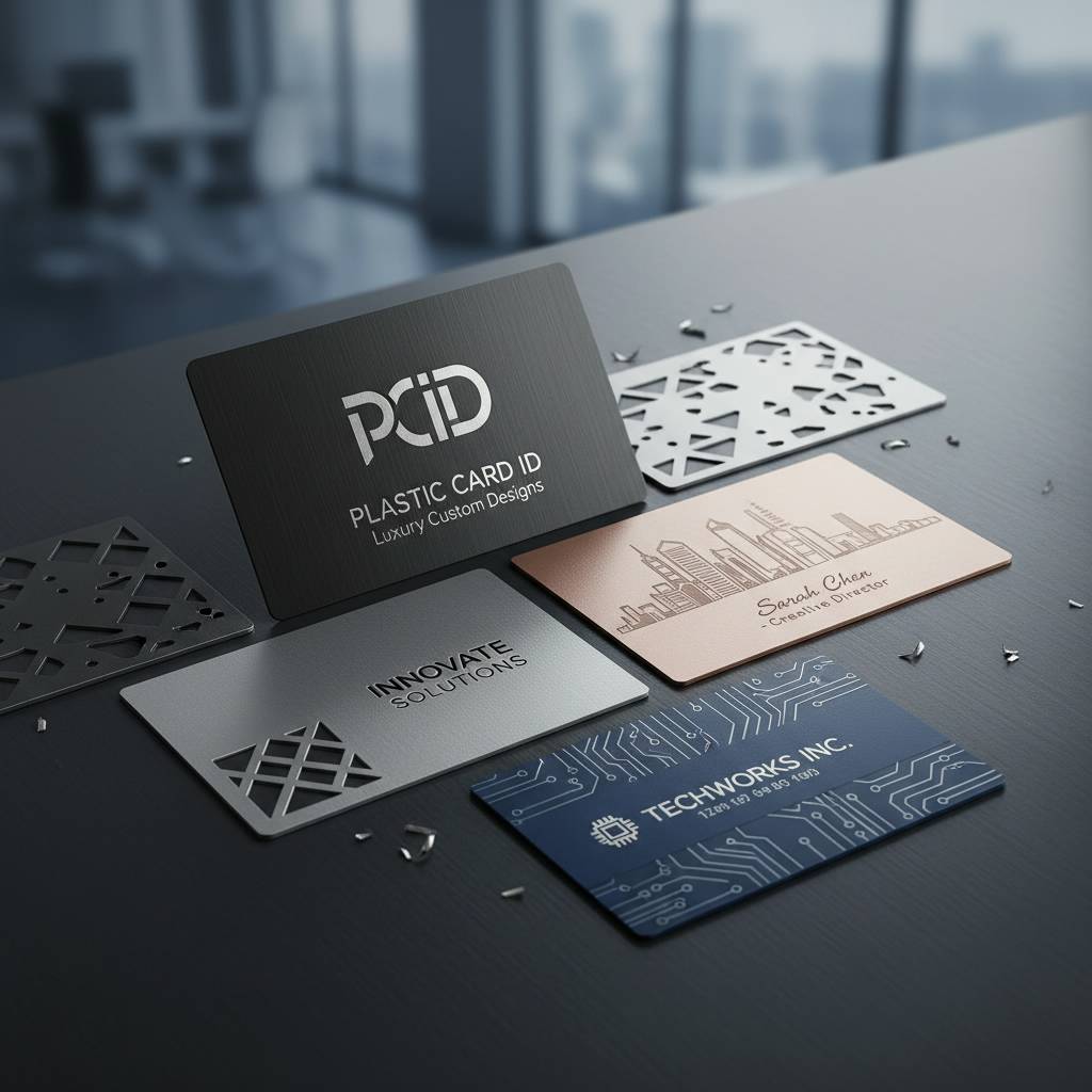 How Plastic Card ID Crafts High-Impact Metal Business Cards
