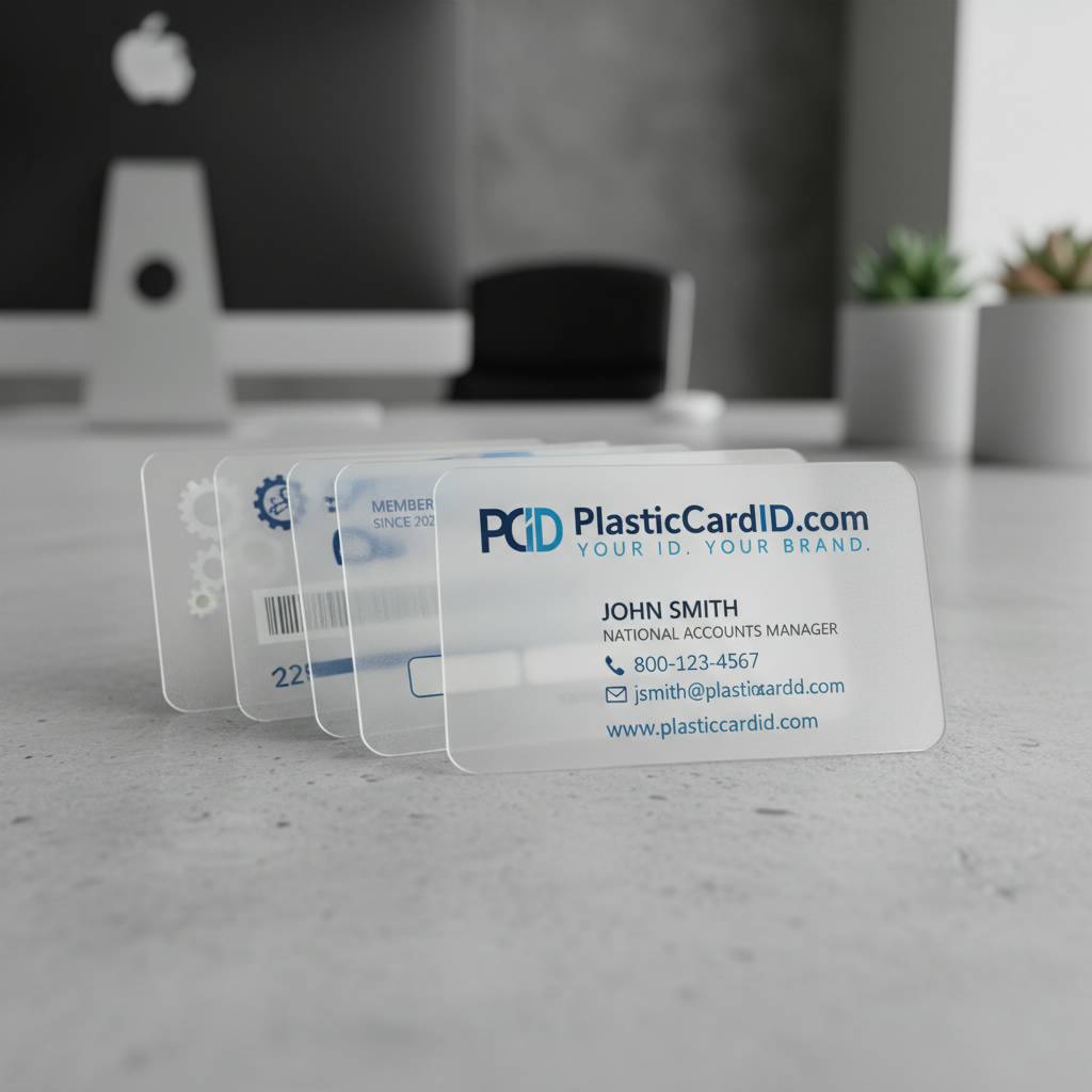 Clear Plastic Business Cards