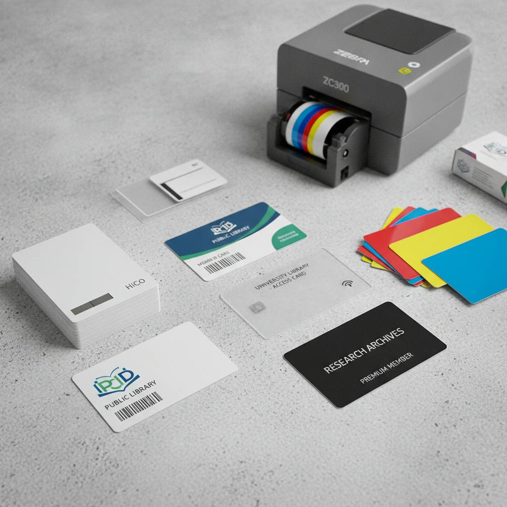 Comparing Plastic Library Card Options Side by Side