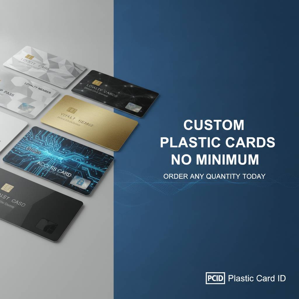 Custom Plastic Cards No Minimum: Order What You Need, Nothing More
