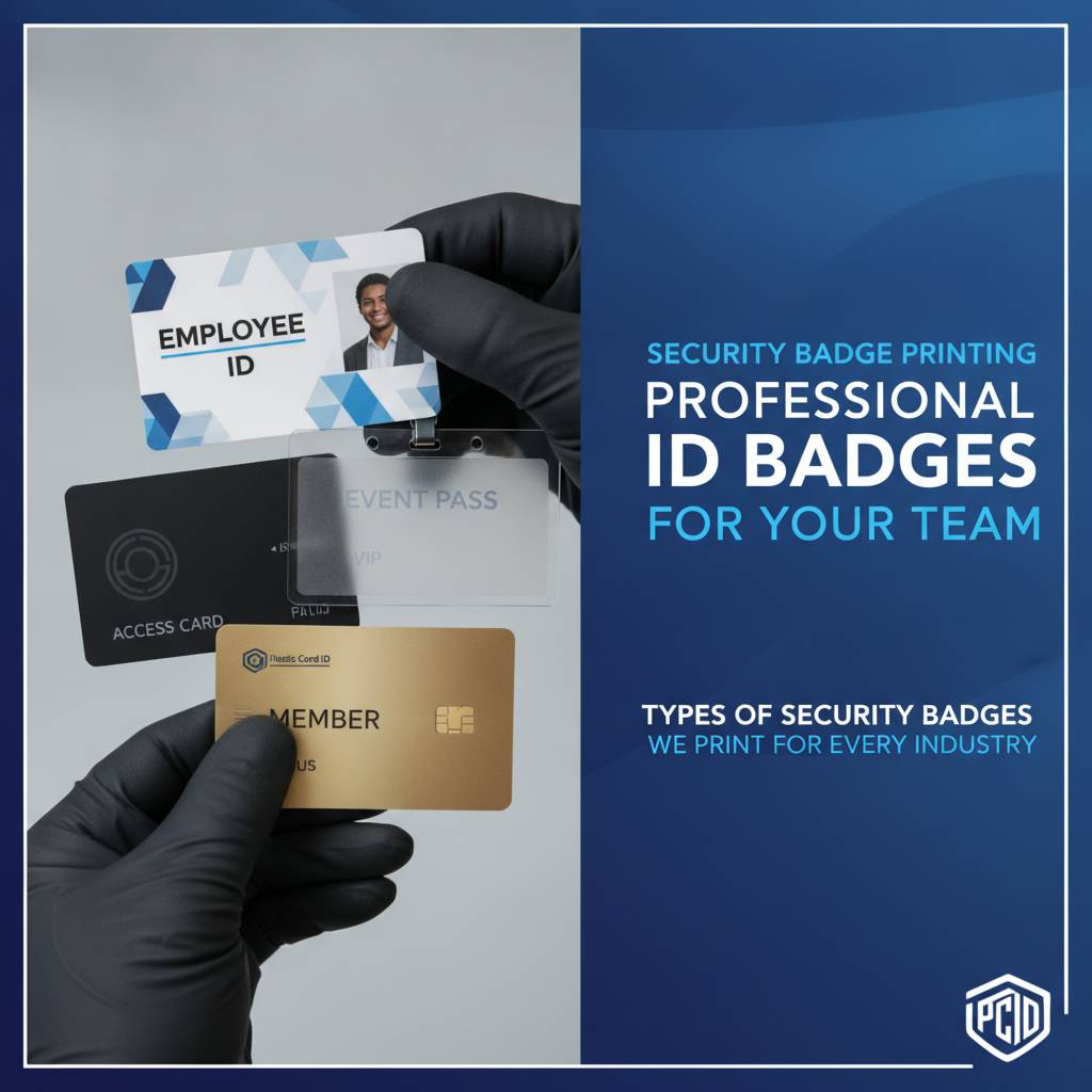 Types of Security Badges We Print for Every Industry